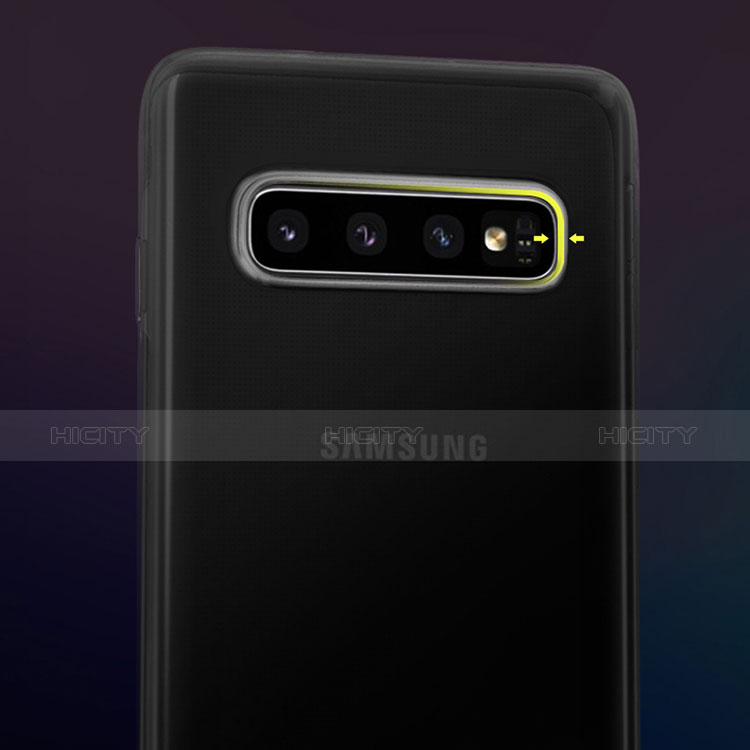 Samsung Galaxy S10用極薄ソフトケース シリコンケース 耐衝撃 全面保護 クリア透明 T10 サムスン クリア