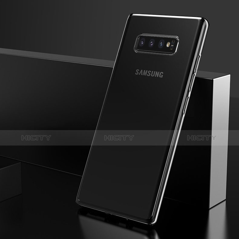 Samsung Galaxy S10用極薄ソフトケース シリコンケース 耐衝撃 全面保護 クリア透明 H06 サムスン クリア