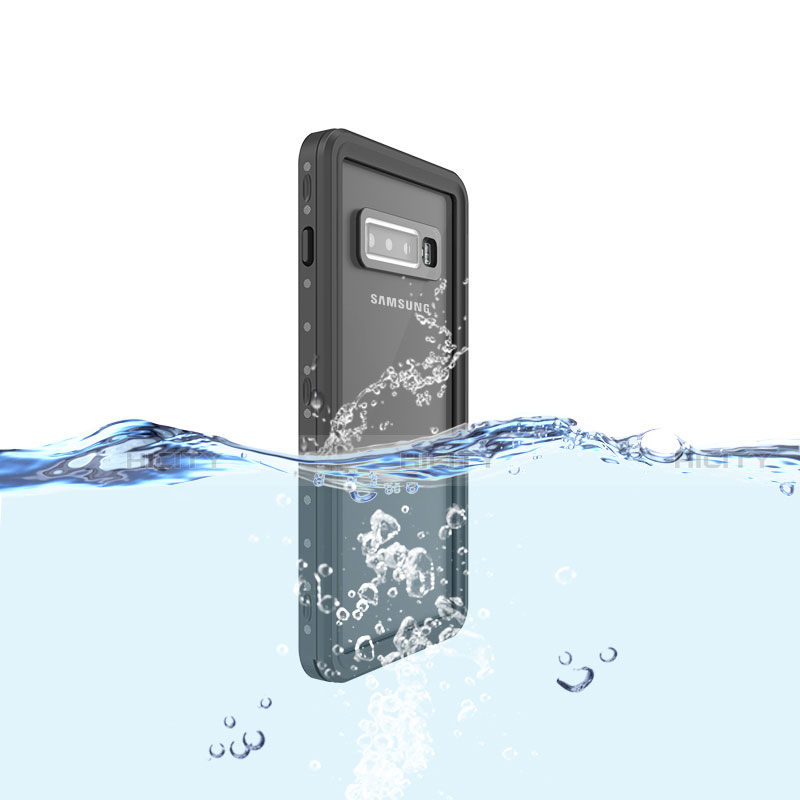 Samsung Galaxy S10用完全防水ケース ハイブリットバンパーカバー 高級感 手触り良い 360度 サムスン ブラック