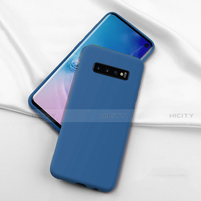 Samsung Galaxy S10用360度 フルカバー極薄ソフトケース シリコンケース 耐衝撃 全面保護 バンパー C04 サムスン 