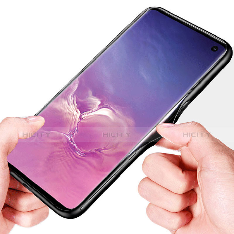 Samsung Galaxy S10用ハイブリットバンパーケース プラスチック 鏡面 カバー サムスン 