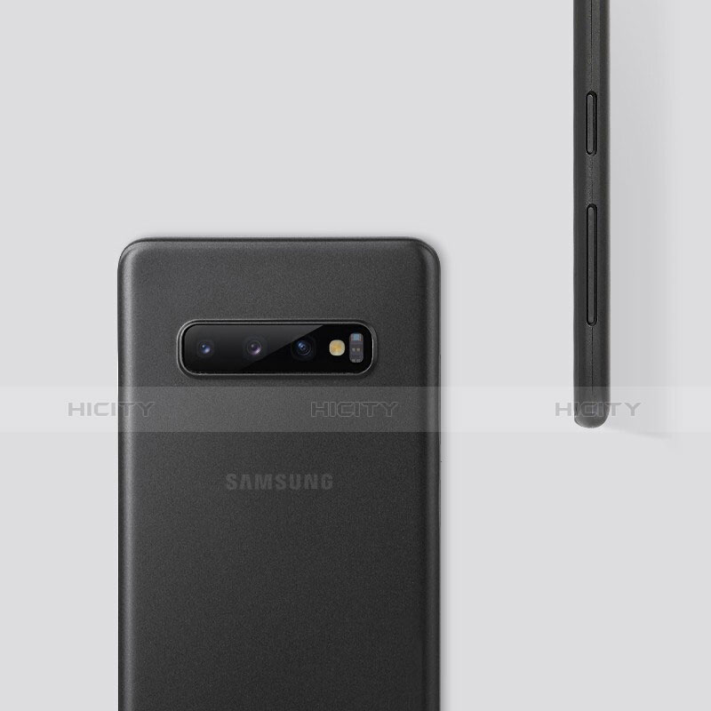 Samsung Galaxy S10用極薄ケース クリア透明 プラスチック 質感もマット カバー サムスン 