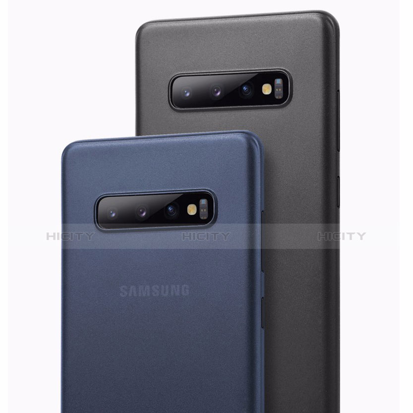 Samsung Galaxy S10用極薄ケース クリア透明 プラスチック 質感もマット カバー サムスン 