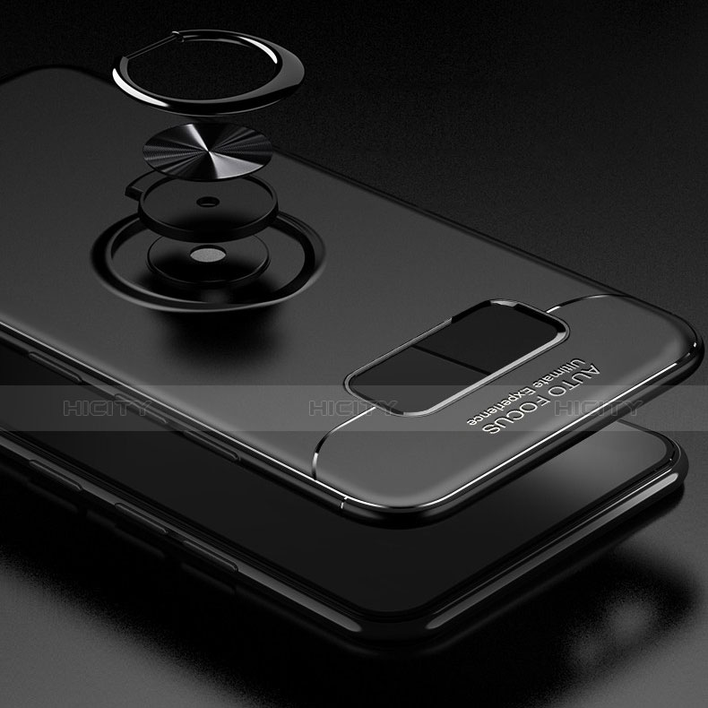 Samsung Galaxy S10用極薄ソフトケース シリコンケース 耐衝撃 全面保護 アンド指輪 マグネット式 バンパー サムスン 
