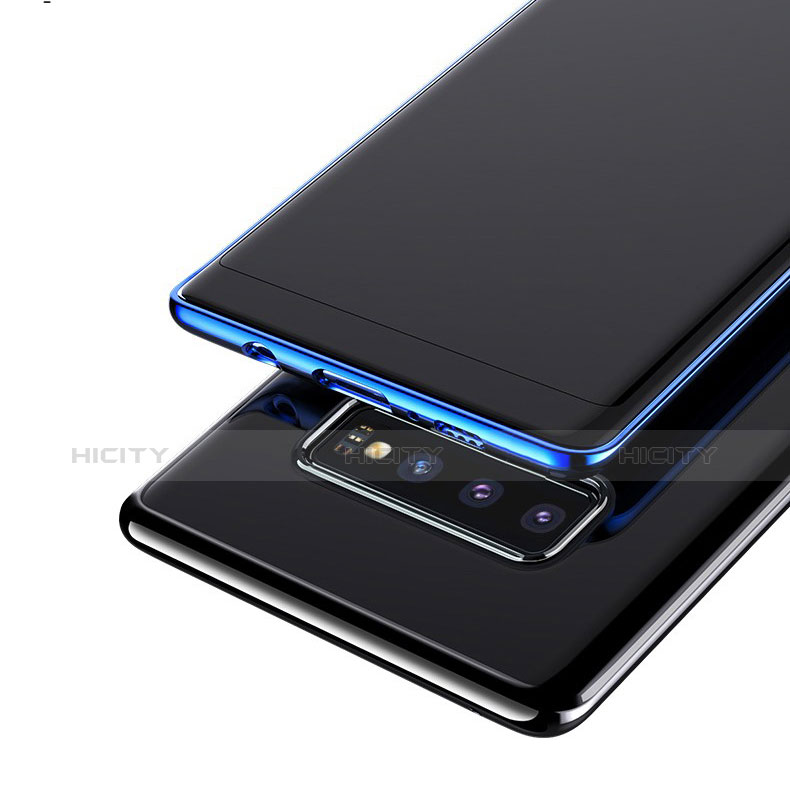 Samsung Galaxy S10用極薄ソフトケース シリコンケース 耐衝撃 全面保護 クリア透明 H06 サムスン 