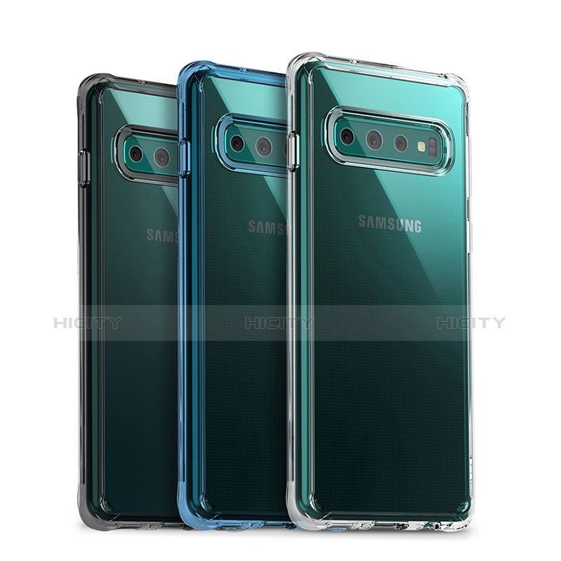 Samsung Galaxy S10用極薄ソフトケース シリコンケース 耐衝撃 全面保護 クリア透明 S01 サムスン 