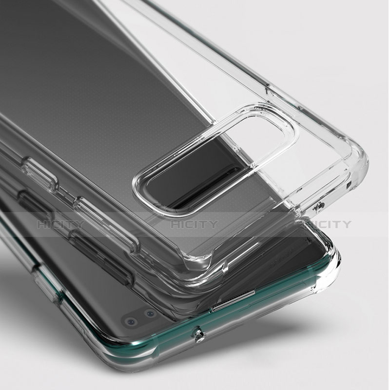 Samsung Galaxy S10用極薄ソフトケース シリコンケース 耐衝撃 全面保護 クリア透明 S01 サムスン 