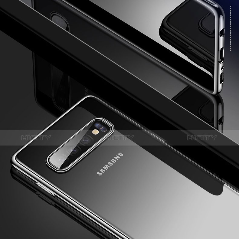Samsung Galaxy S10用極薄ソフトケース シリコンケース 耐衝撃 全面保護 クリア透明 S02 サムスン 