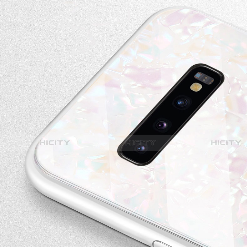 Samsung Galaxy S10用ハイブリットバンパーケース プラスチック 鏡面 カバー U01 サムスン 