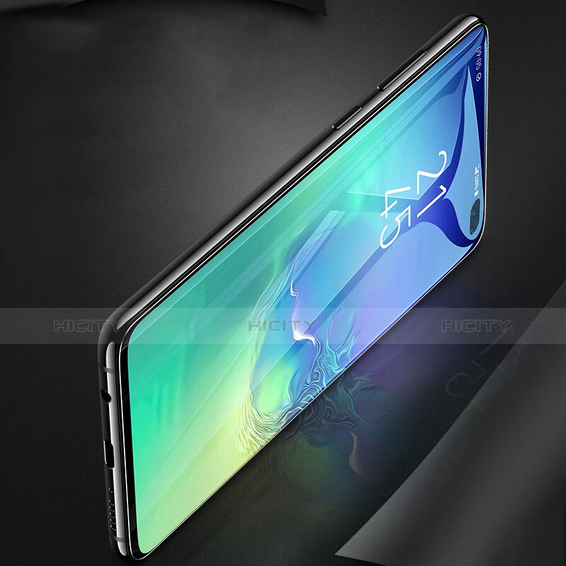 Samsung Galaxy S10用強化ガラス フル液晶保護フィルム F03 サムスン ブラック