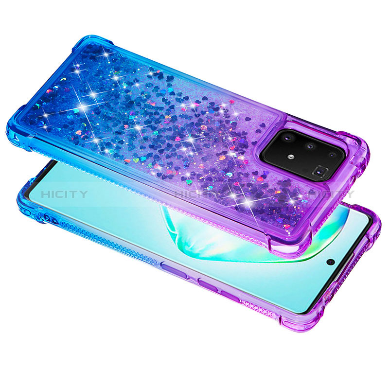 Samsung Galaxy S10 Lite用シリコンケース ソフトタッチラバー ブリンブリン カバー S02 サムスン 