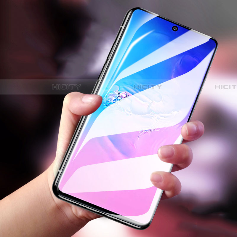 Samsung Galaxy S10 Lite用強化ガラス フル液晶保護フィルム サムスン ブラック