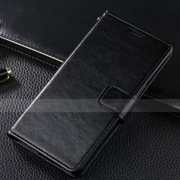 Samsung Galaxy S10 Plus用手帳型 レザーケース スタンド カバー T06 サムスン ブラック