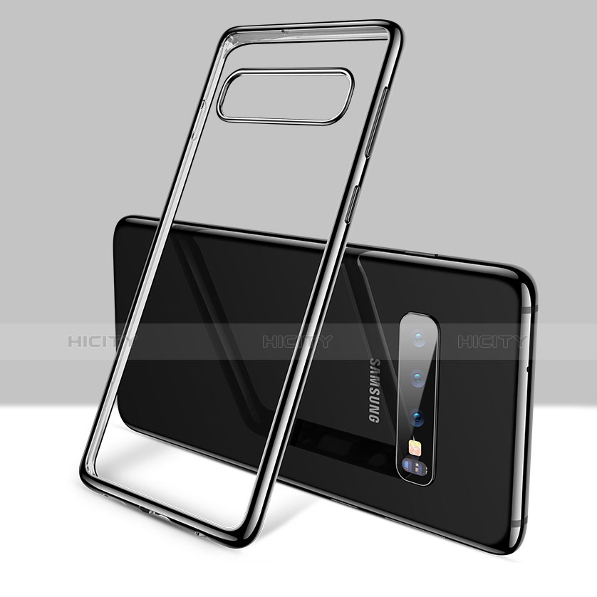 Samsung Galaxy S10 Plus用極薄ソフトケース シリコンケース 耐衝撃 全面保護 クリア透明 カバー サムスン クリア