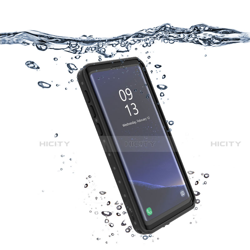 Samsung Galaxy S10 Plus用完全防水ケース ハイブリットバンパーカバー 高級感 手触り良い 360度 サムスン ブラック