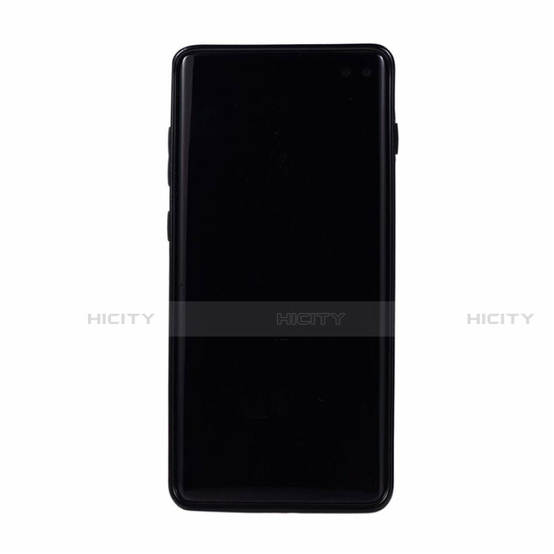 Samsung Galaxy S10 Plus用ケース 高級感 手触り良いレザー柄 R01 サムスン 