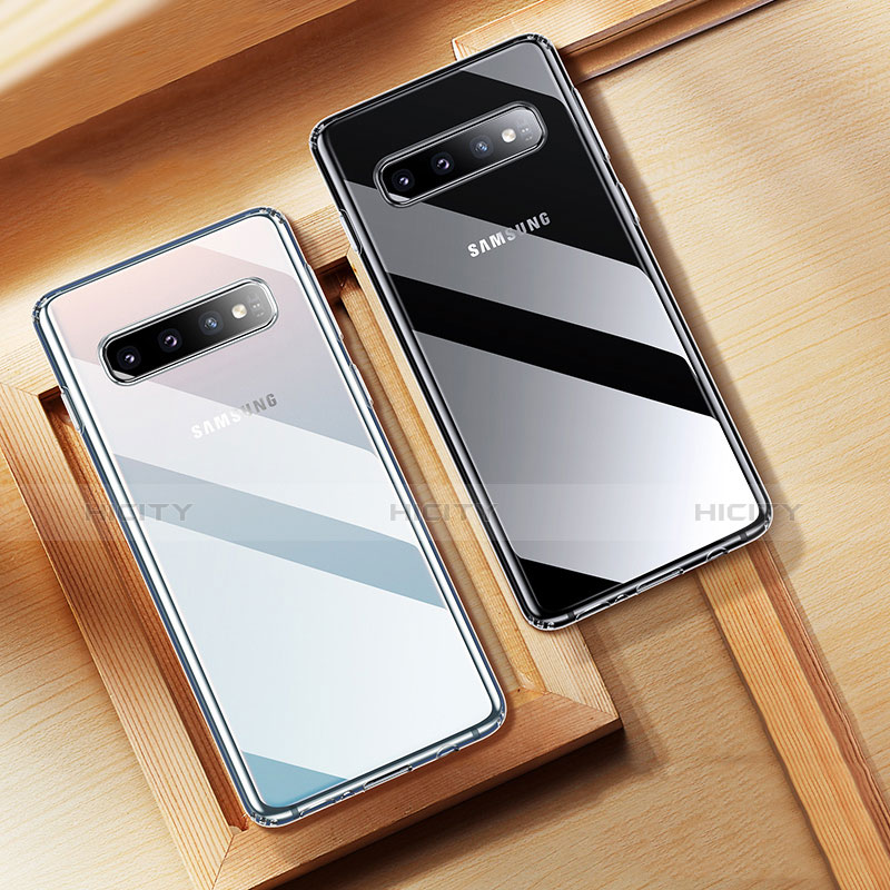 Samsung Galaxy S10 Plus用極薄ソフトケース シリコンケース 耐衝撃 全面保護 透明 H01 サムスン 