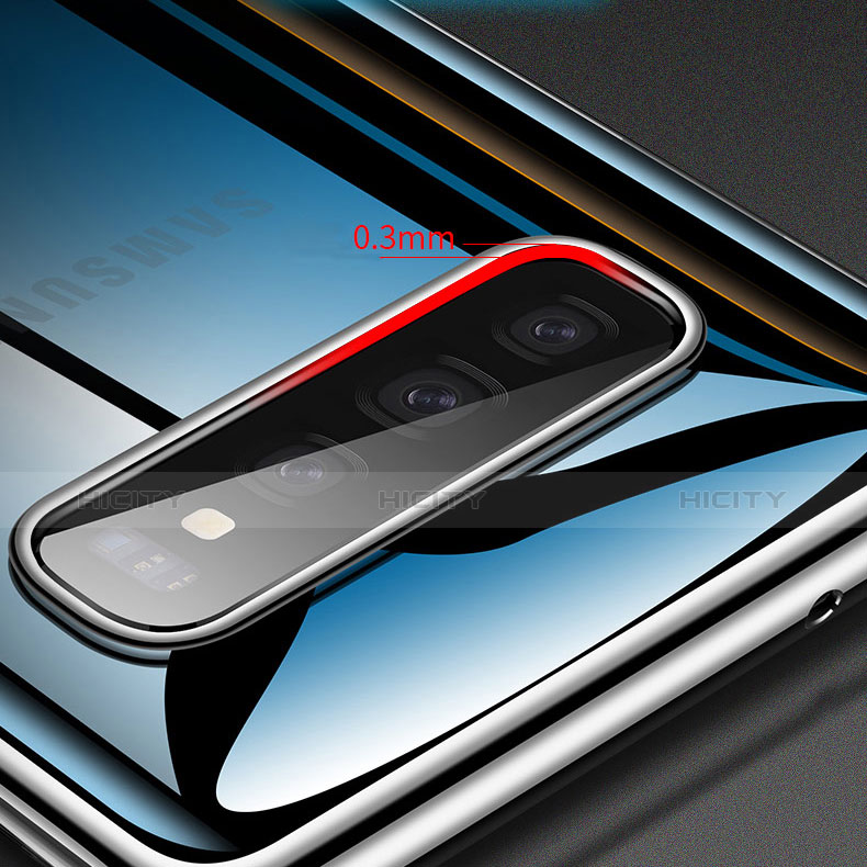 Samsung Galaxy S10 Plus用極薄ソフトケース シリコンケース 耐衝撃 全面保護 クリア透明 H02 サムスン 