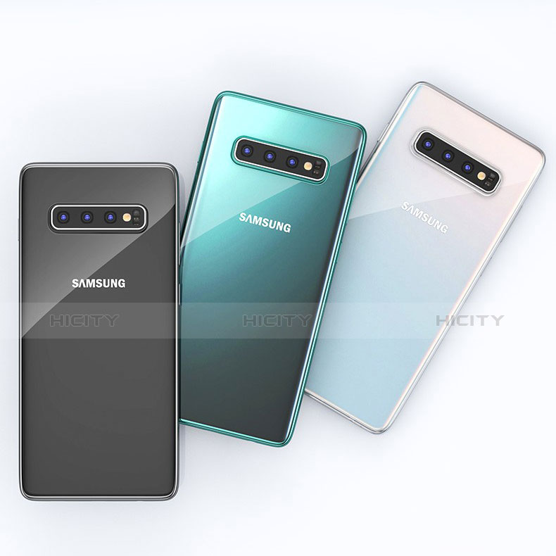 Samsung Galaxy S10 Plus用極薄ソフトケース シリコンケース 耐衝撃 全面保護 透明 H04 サムスン 