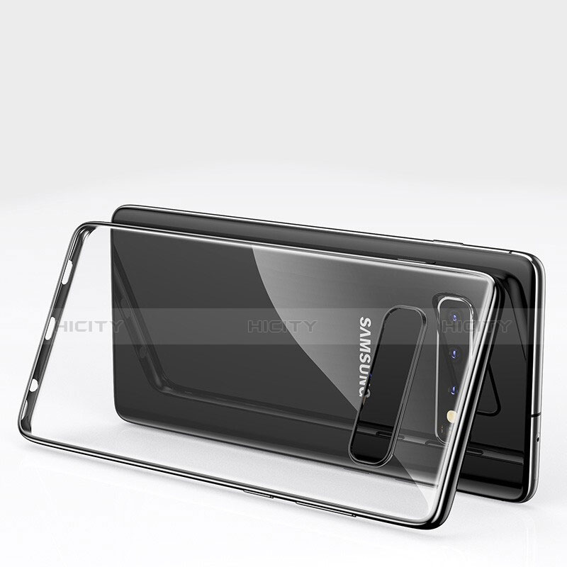 Samsung Galaxy S10 Plus用極薄ソフトケース シリコンケース 耐衝撃 全面保護 クリア透明 H04 サムスン 