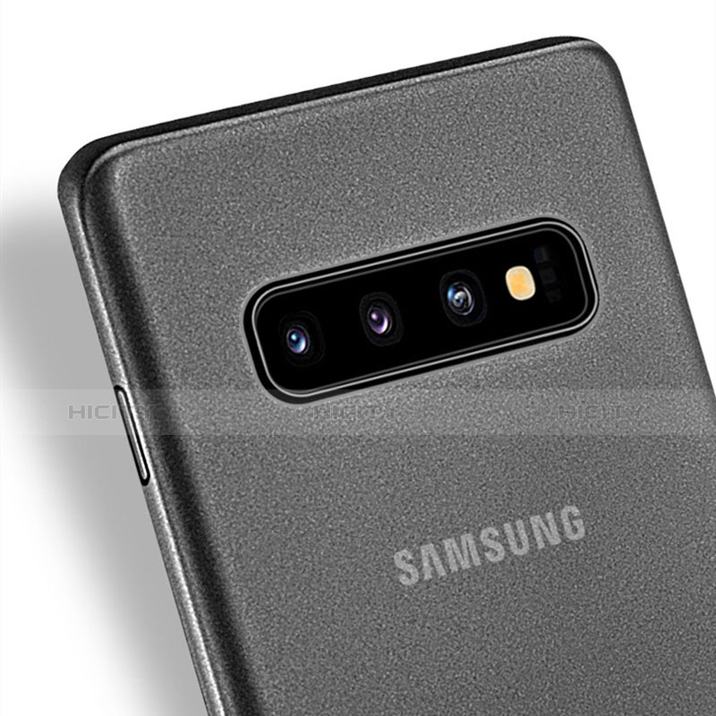 Samsung Galaxy S10 Plus用極薄ケース クリア透明 プラスチック 質感もマット カバー P01 サムスン 
