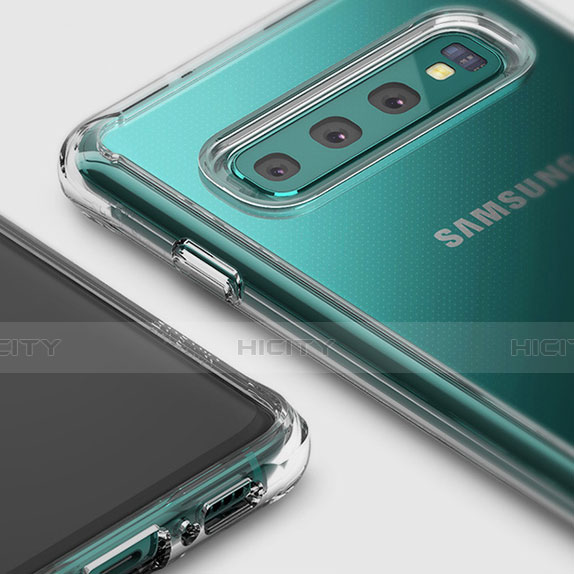 Samsung Galaxy S10 Plus用極薄ソフトケース シリコンケース 耐衝撃 全面保護 透明 S01 サムスン 