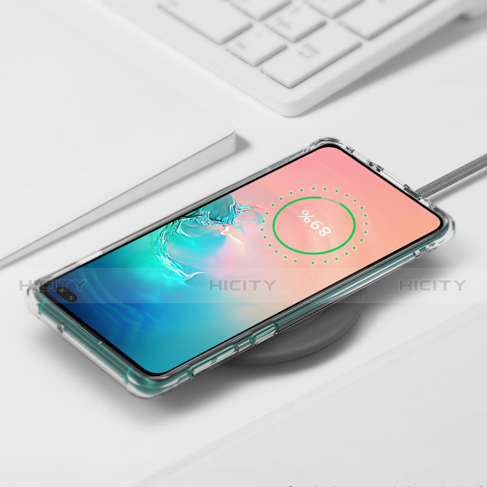 Samsung Galaxy S10 Plus用極薄ソフトケース シリコンケース 耐衝撃 全面保護 透明 S01 サムスン 