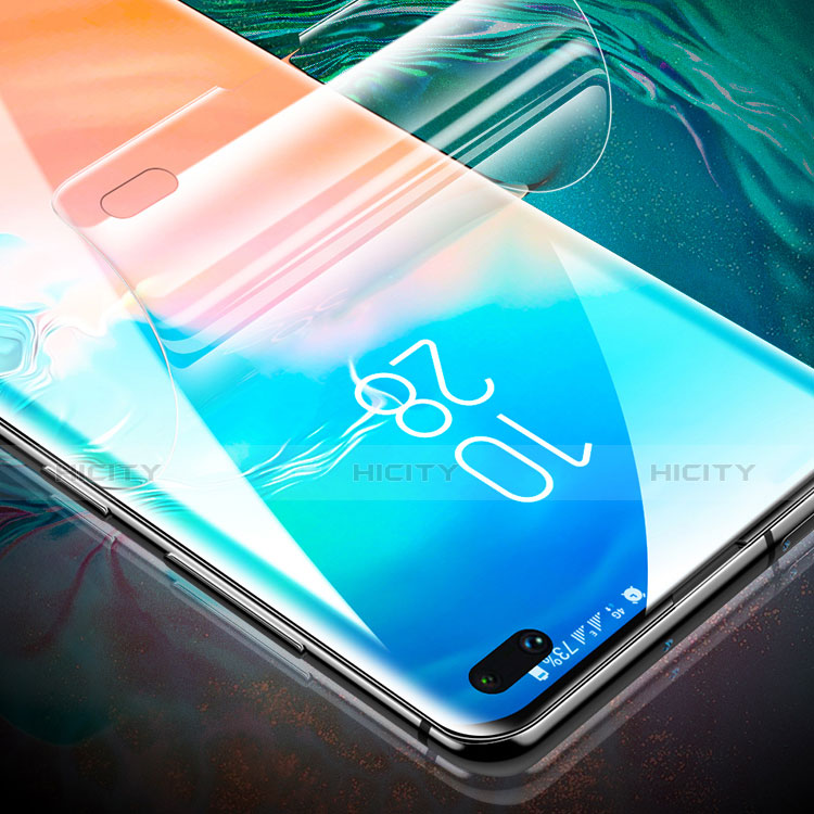 Samsung Galaxy S10 Plus用高光沢 液晶保護フィルム フルカバレッジ画面 F05 サムスン クリア