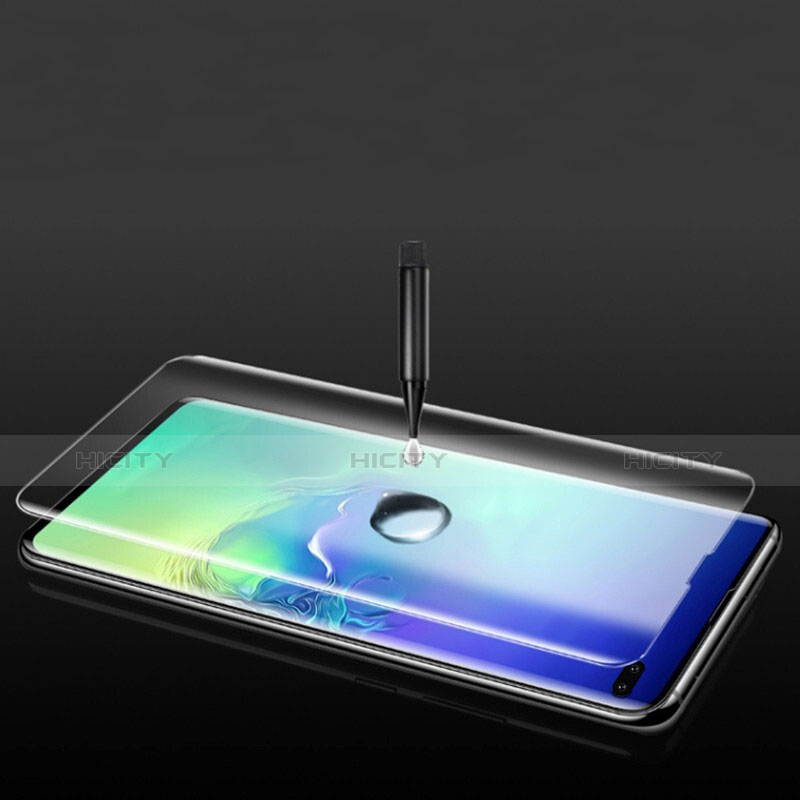 Samsung Galaxy S10 Plus用高光沢 液晶保護フィルム フルカバレッジ画面 F06 サムスン クリア