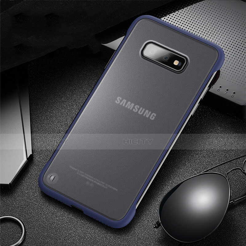 Samsung Galaxy S10e用ハイブリットバンパーケース プラスチック 兼シリコーン カバー R01 サムスン ネイビー