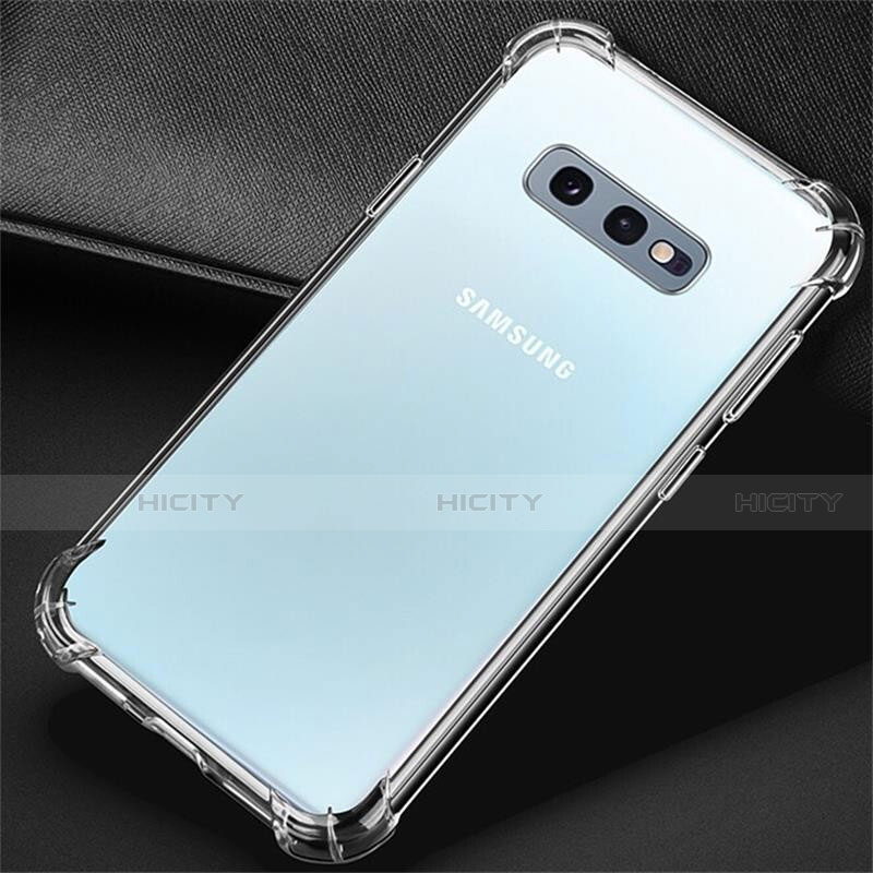 Samsung Galaxy S10e用極薄ソフトケース シリコンケース 耐衝撃 全面保護 クリア透明 K01 サムスン クリア