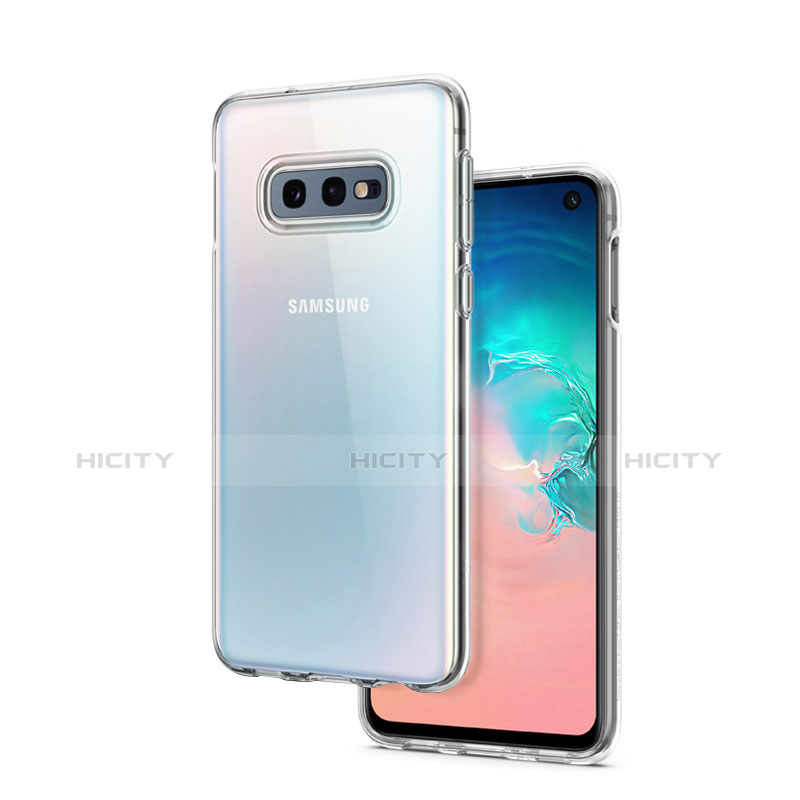 Samsung Galaxy S10e用極薄ソフトケース シリコンケース 耐衝撃 全面保護 クリア透明 カバー サムスン クリア