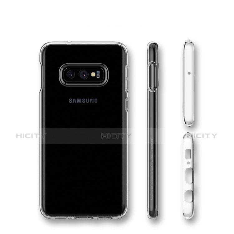 Samsung Galaxy S10e用極薄ソフトケース シリコンケース 耐衝撃 全面保護 クリア透明 カバー サムスン クリア