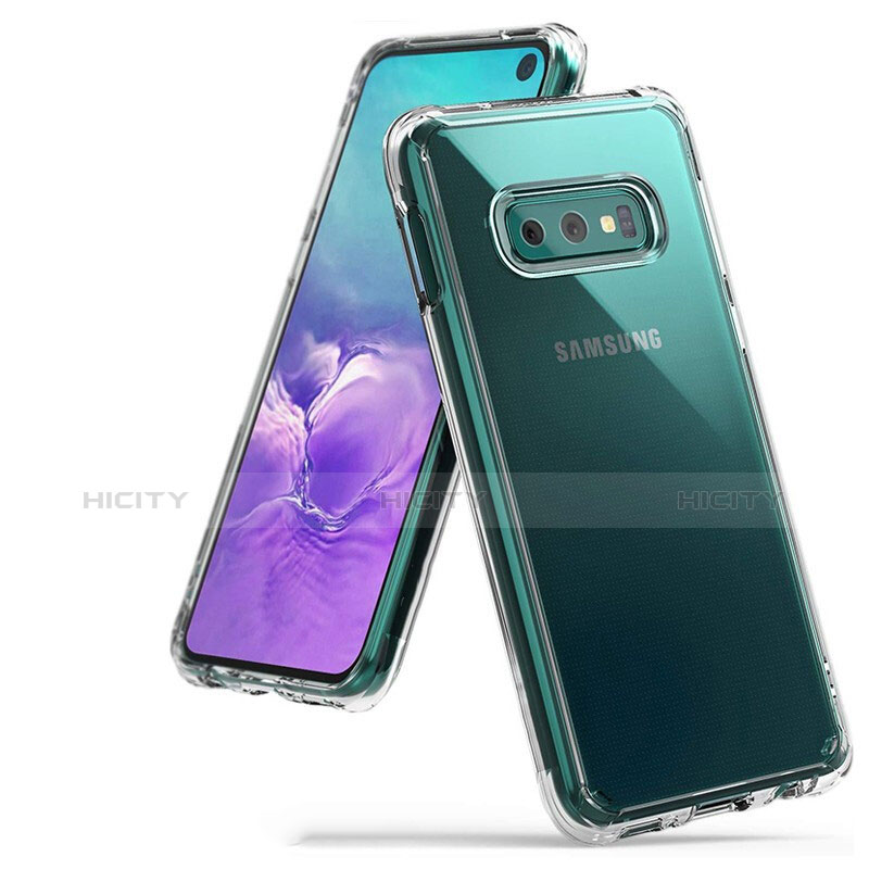 Samsung Galaxy S10e用極薄ソフトケース シリコンケース 耐衝撃 全面保護 クリア透明 H01 サムスン クリア