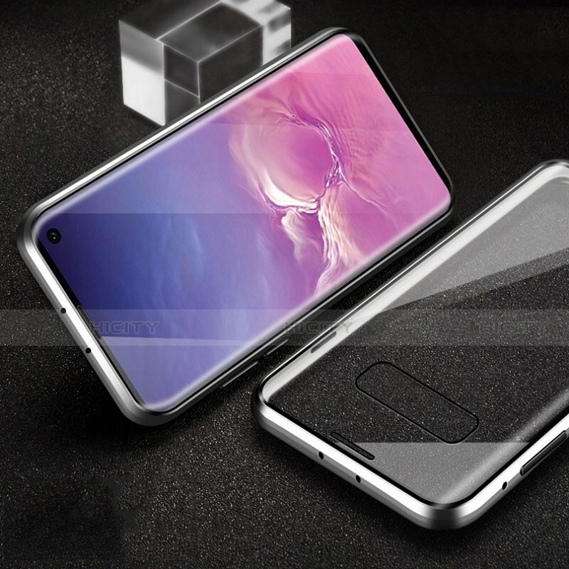 Samsung Galaxy S10e用ケース 高級感 手触り良い アルミメタル 製の金属製 360度 フルカバーバンパー 鏡面 カバー T04 サムスン 