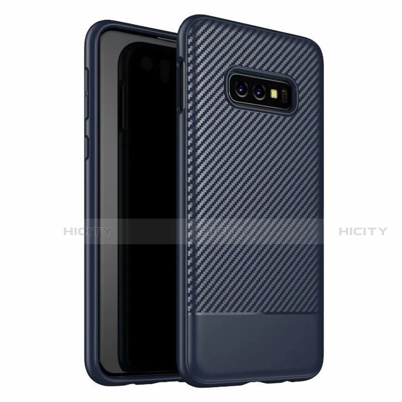 Samsung Galaxy S10e用シリコンケース ソフトタッチラバー ツイル カバー Y02 サムスン 