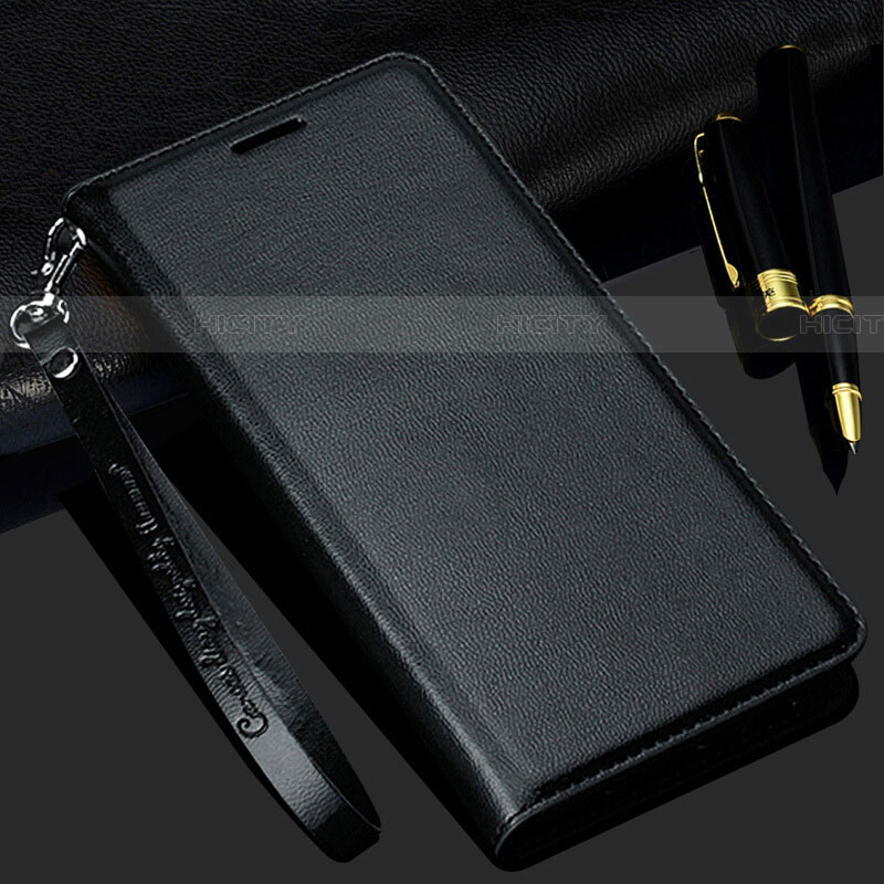 Samsung Galaxy S20 5G用手帳型 レザーケース スタンド カバー T02 サムスン ブラック