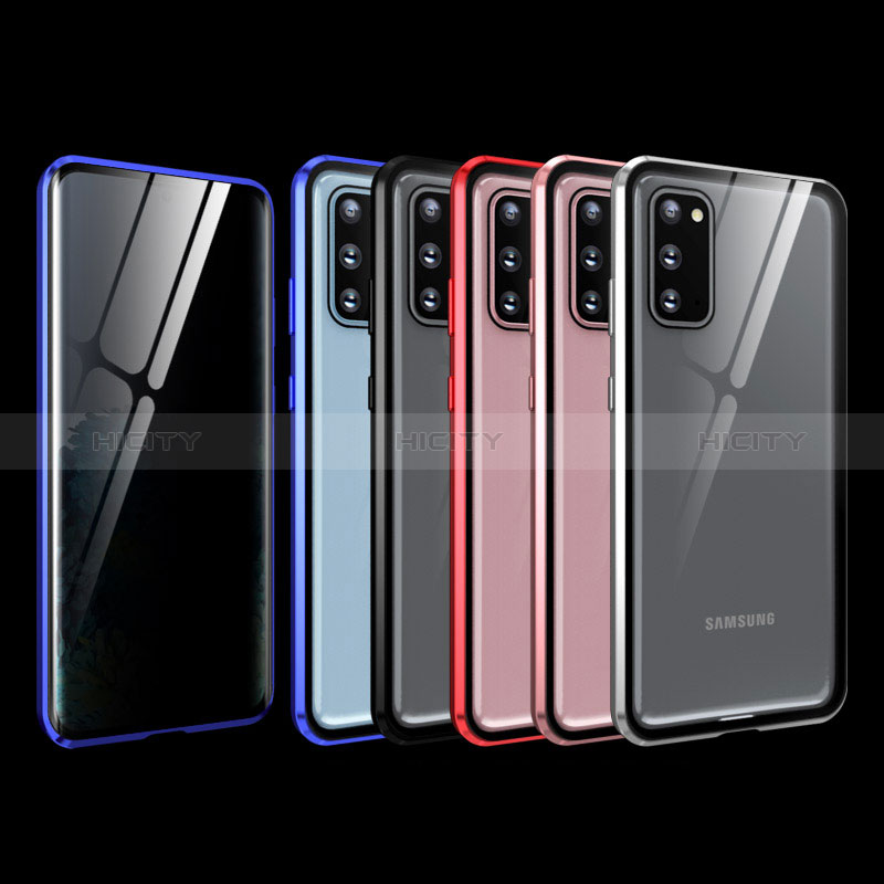 Samsung Galaxy S20 5G用ケース 高級感 手触り良い アルミメタル 製の金属製 360度 フルカバーバンパー 鏡面 カバー LK1 サムスン 