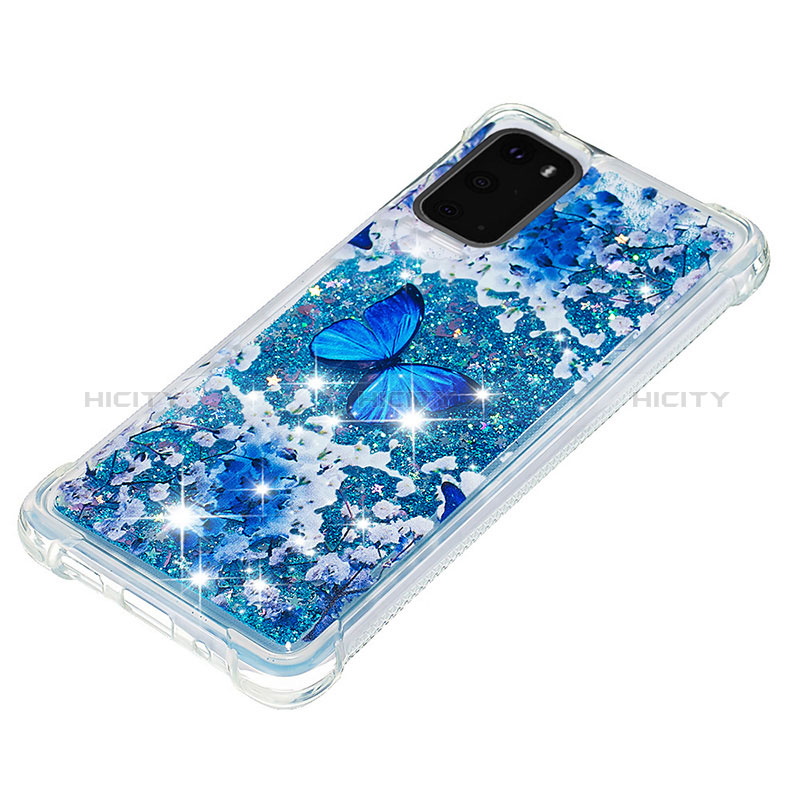 Samsung Galaxy S20 5G用シリコンケース ソフトタッチラバー ブリンブリン カバー S04 サムスン 