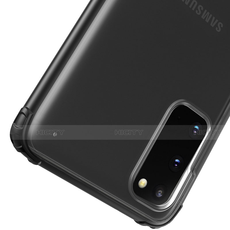 Samsung Galaxy S20 5G用極薄ソフトケース シリコンケース 耐衝撃 全面保護 クリア透明 H02 サムスン 
