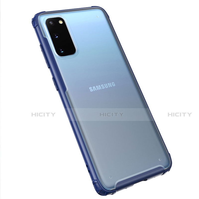 Samsung Galaxy S20 5G用極薄ソフトケース シリコンケース 耐衝撃 全面保護 クリア透明 H02 サムスン 