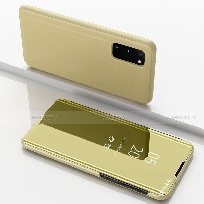 Samsung Galaxy S20用手帳型 レザーケース スタンド 鏡面 カバー サムスン 