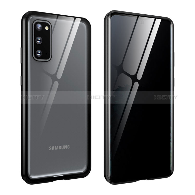 Samsung Galaxy S20用ケース 高級感 手触り良い アルミメタル 製の金属製 360度 フルカバーバンパー 鏡面 カバー LK2 サムスン 