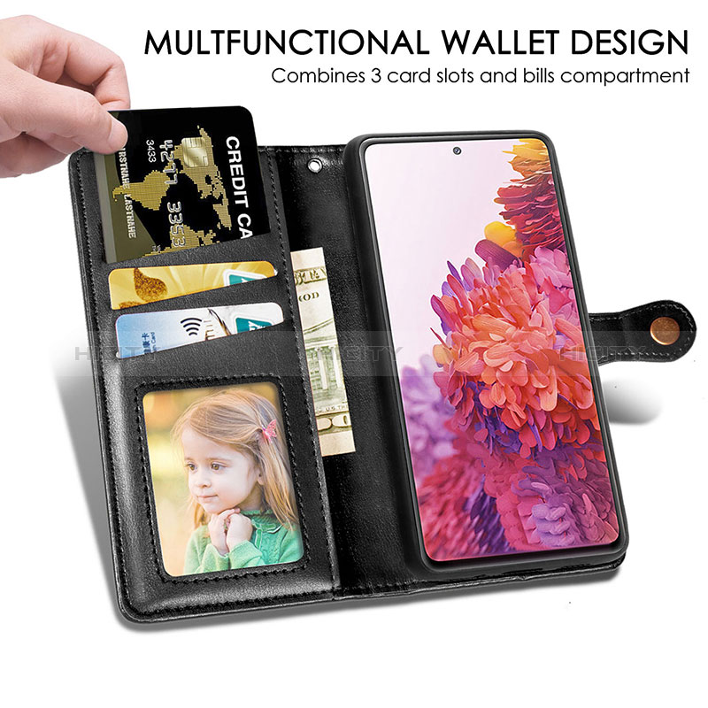 Samsung Galaxy S20 FE (2022) 5G用手帳型 レザーケース スタンド カバー S05D サムスン