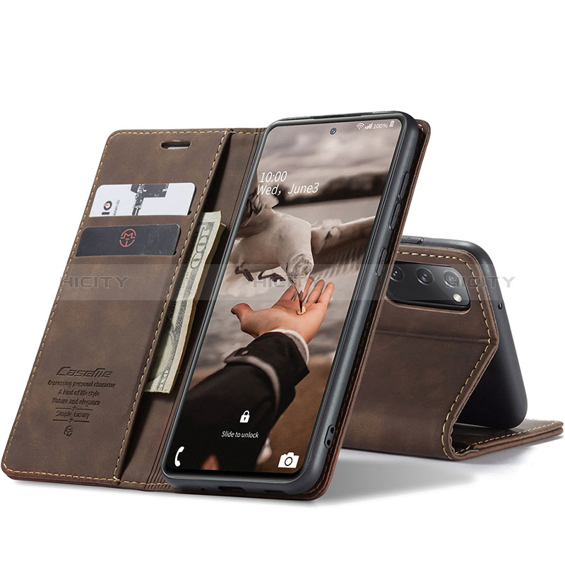 Samsung Galaxy S20 FE (2022) 5G用手帳型 レザーケース スタンド カバー C01S サムスン 