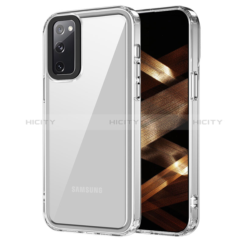 Samsung Galaxy S20 FE (2022) 5G用ハイブリットバンパーケース 透明 プラスチック カバー AC1 サムスン 
