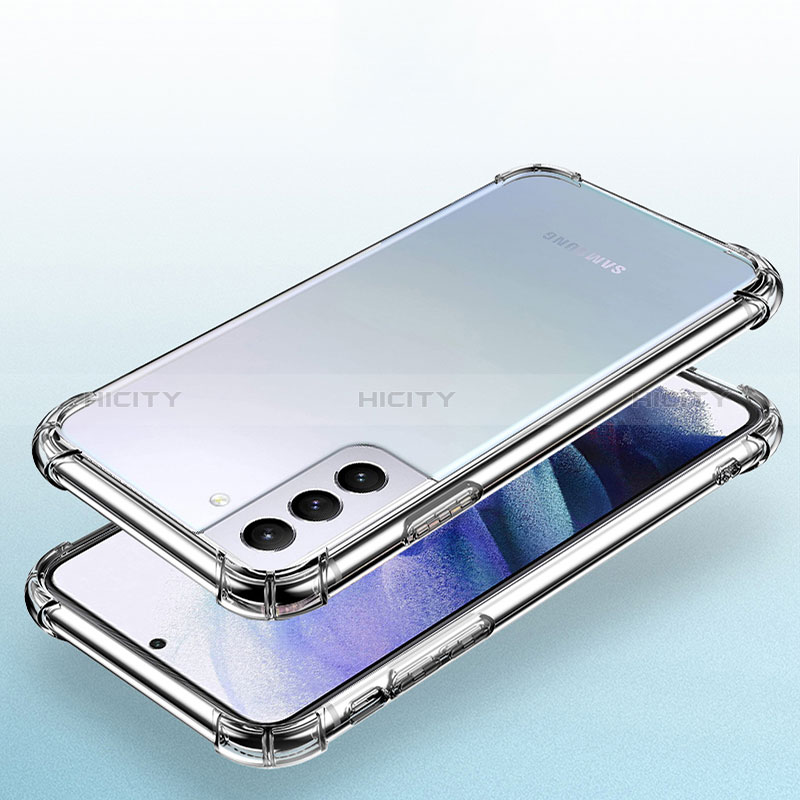 Samsung Galaxy S20 FE 4G用極薄ソフトケース シリコンケース 耐衝撃 全面保護 クリア透明 T03 サムスン クリア
