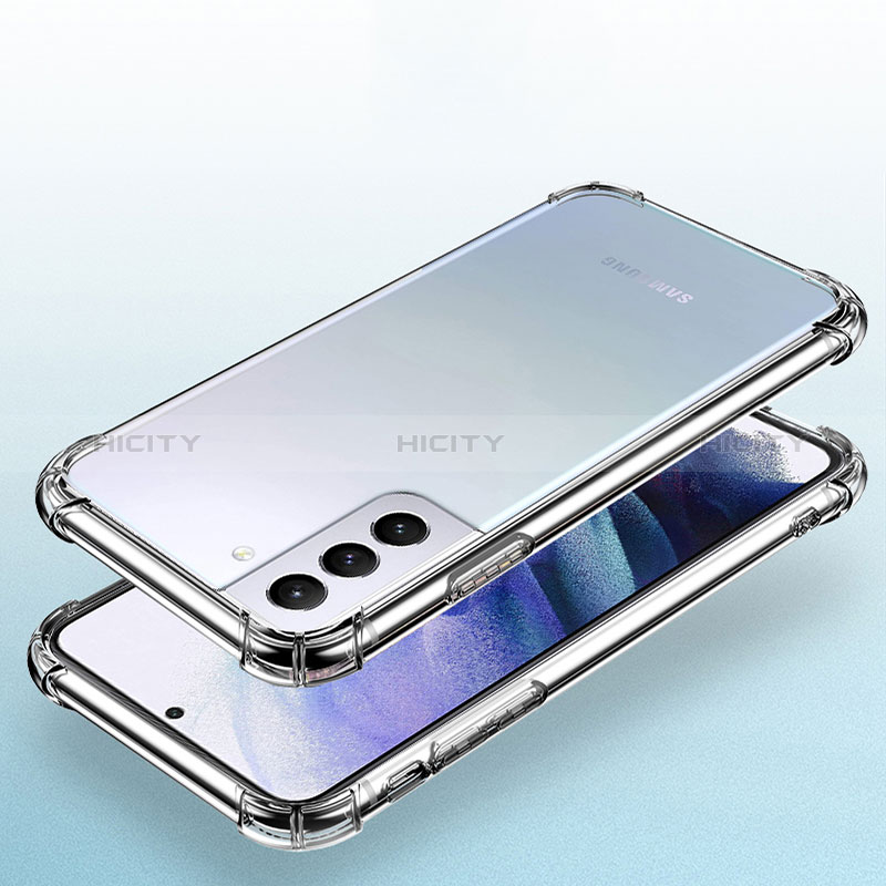 Samsung Galaxy S20 FE 5G用極薄ソフトケース シリコンケース 耐衝撃 全面保護 クリア透明 T03 サムスン クリア
