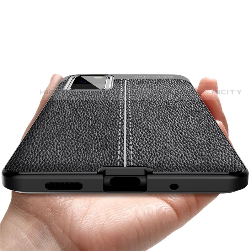 Samsung Galaxy S20 FE 5G用シリコンケース ソフトタッチラバー レザー柄 カバー サムスン 
