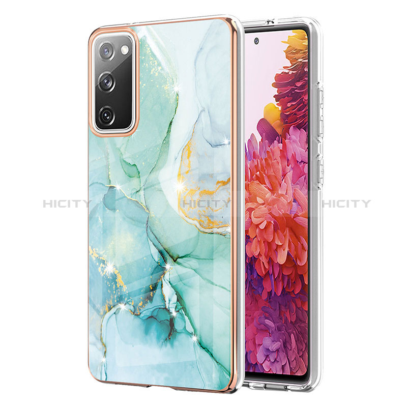 Samsung Galaxy S20 FE 5G用シリコンケース ソフトタッチラバー バタフライ パターン カバー Y05B サムスン 